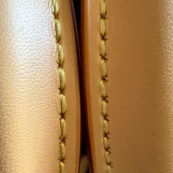 Louis Vuitton Brown Monogram Tote with Tan Handles - Picture 10 of 11